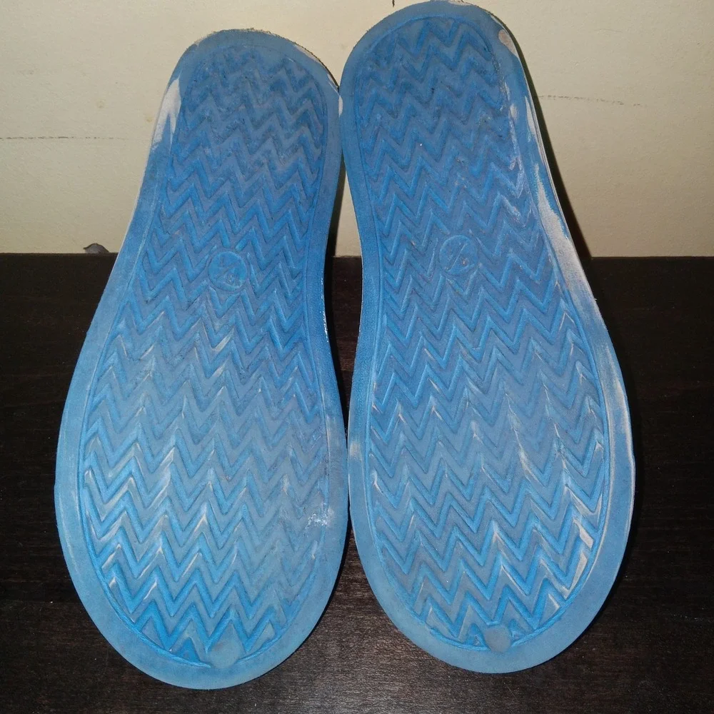 Lily & Dan Children's‎ Lightweight Slip On Shoes Blue & White Size 13/1
